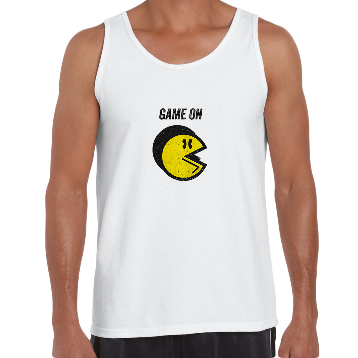 Vintage PACMAN Cool Retro 70s 80s Arcade PC Video Games Unisex Tank Top - Kuzi Tees