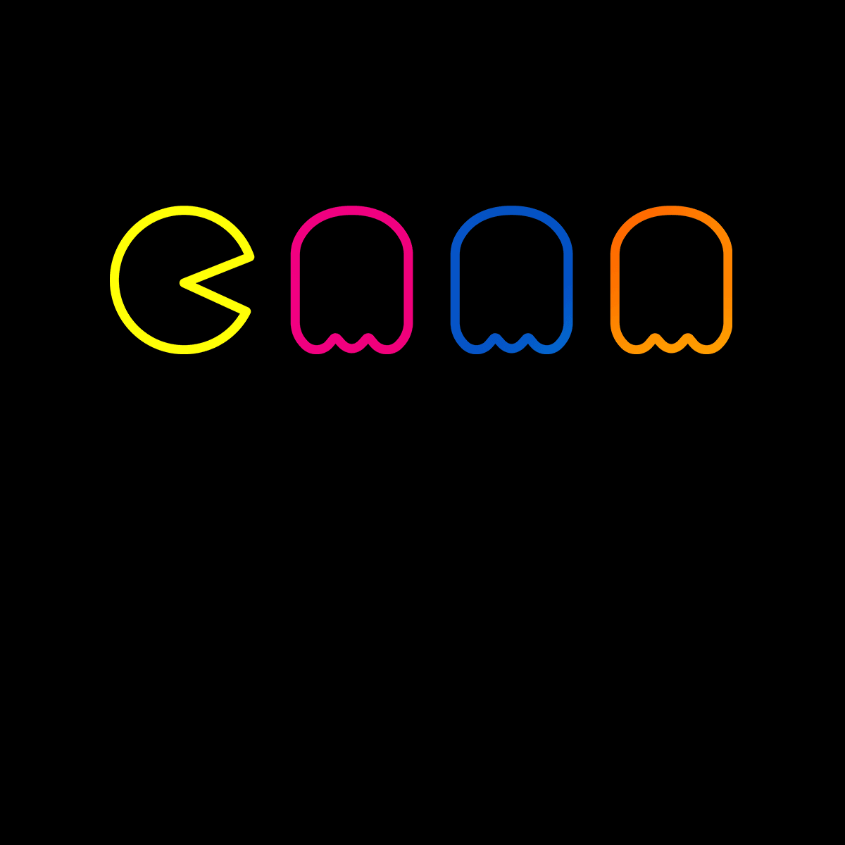 8-bit Retro nostalgia Japanese video game Pacman Mens Retro Unisex - Kuzi Tees