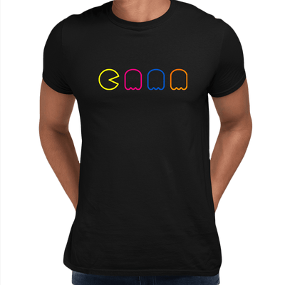 8-bit Retro nostalgia Japanese video game Pacman Mens Retro Unisex - Kuzi Tees