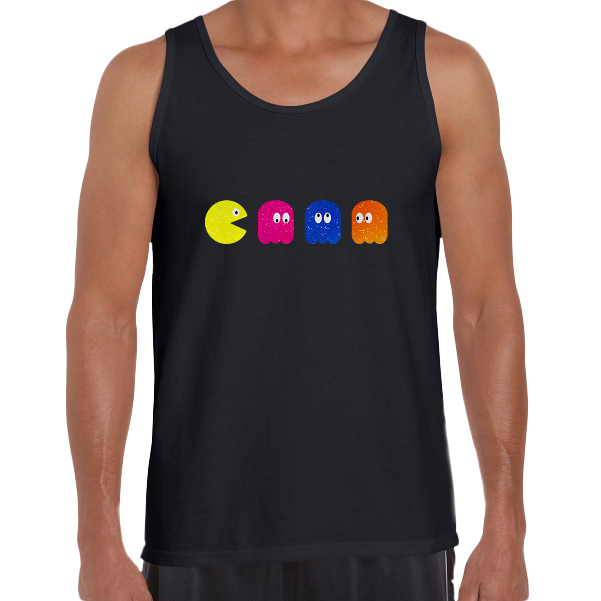 Retro Japanese 8-bit Sleeveless Retro Unisex Tank Top OLD SKOOL Fast Delivery - Kuzi Tees