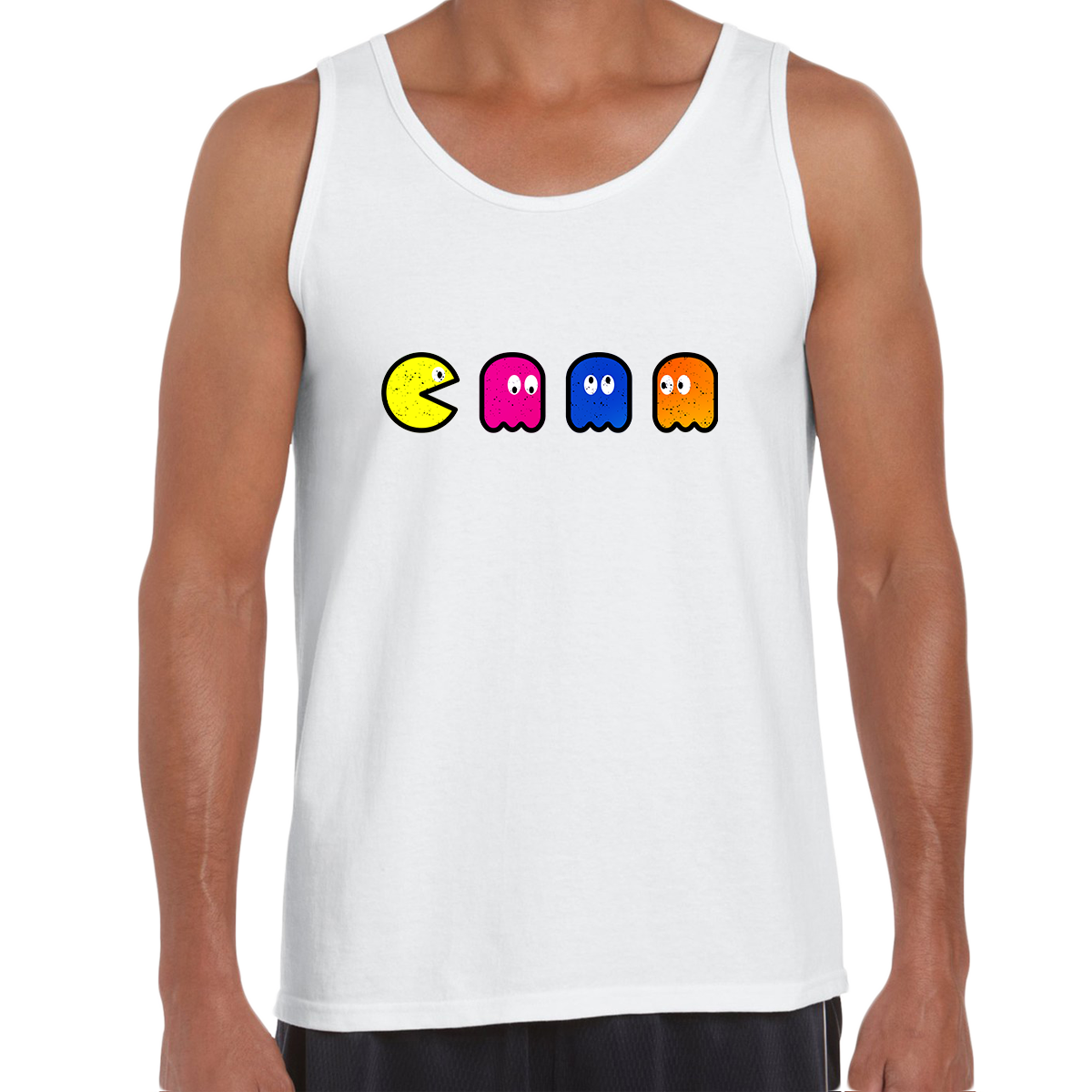Retro Japanese 8-bit Sleeveless Retro Unisex Tank Top OLD SKOOL Fast Delivery - Kuzi Tees