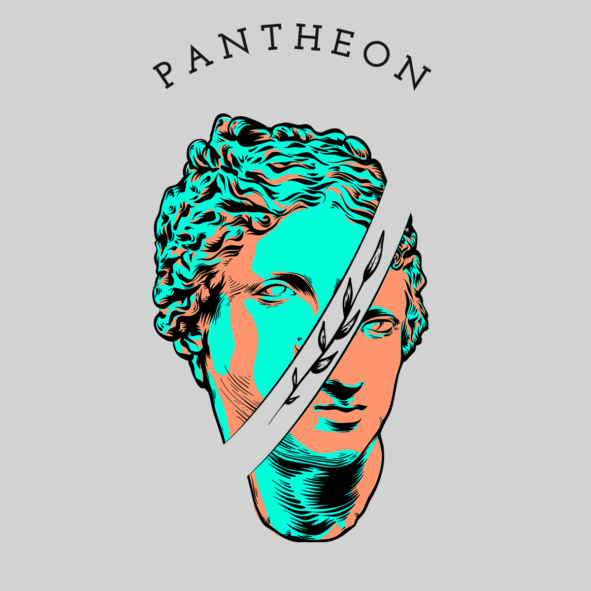 Men's The Roman Pantheon Former Temple T-Shirt - Kuzi Tees