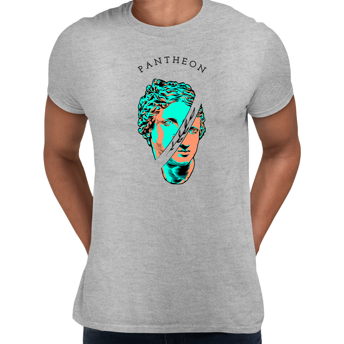 Men's The Roman Pantheon Former Temple T-Shirt - Kuzi Tees