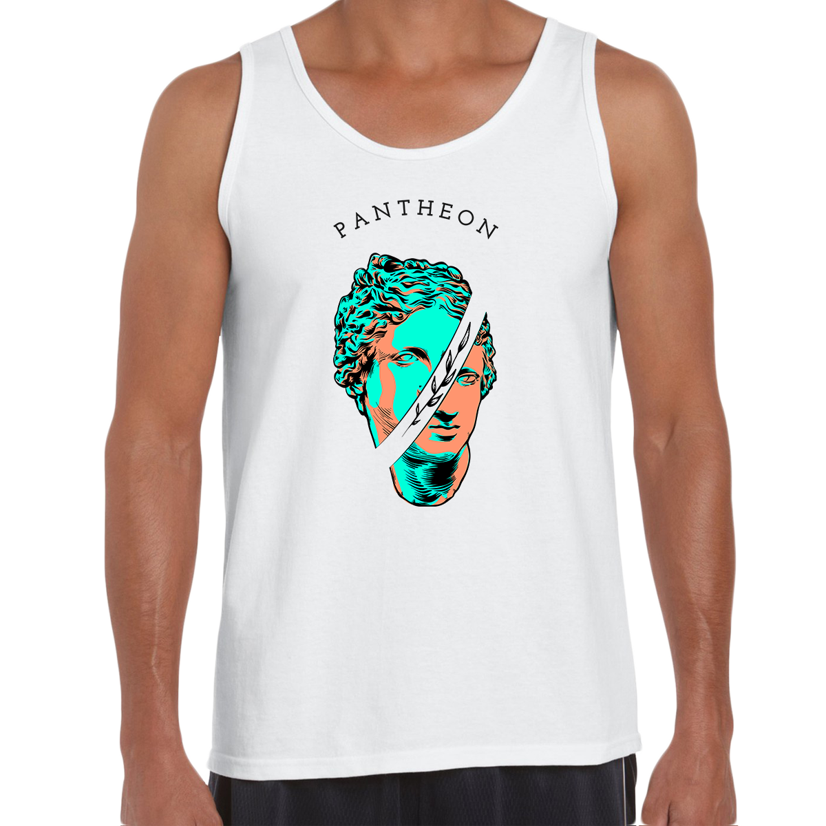 Unisex The Roman Pantheon Former Temple Tank Top - Kuzi Tees
