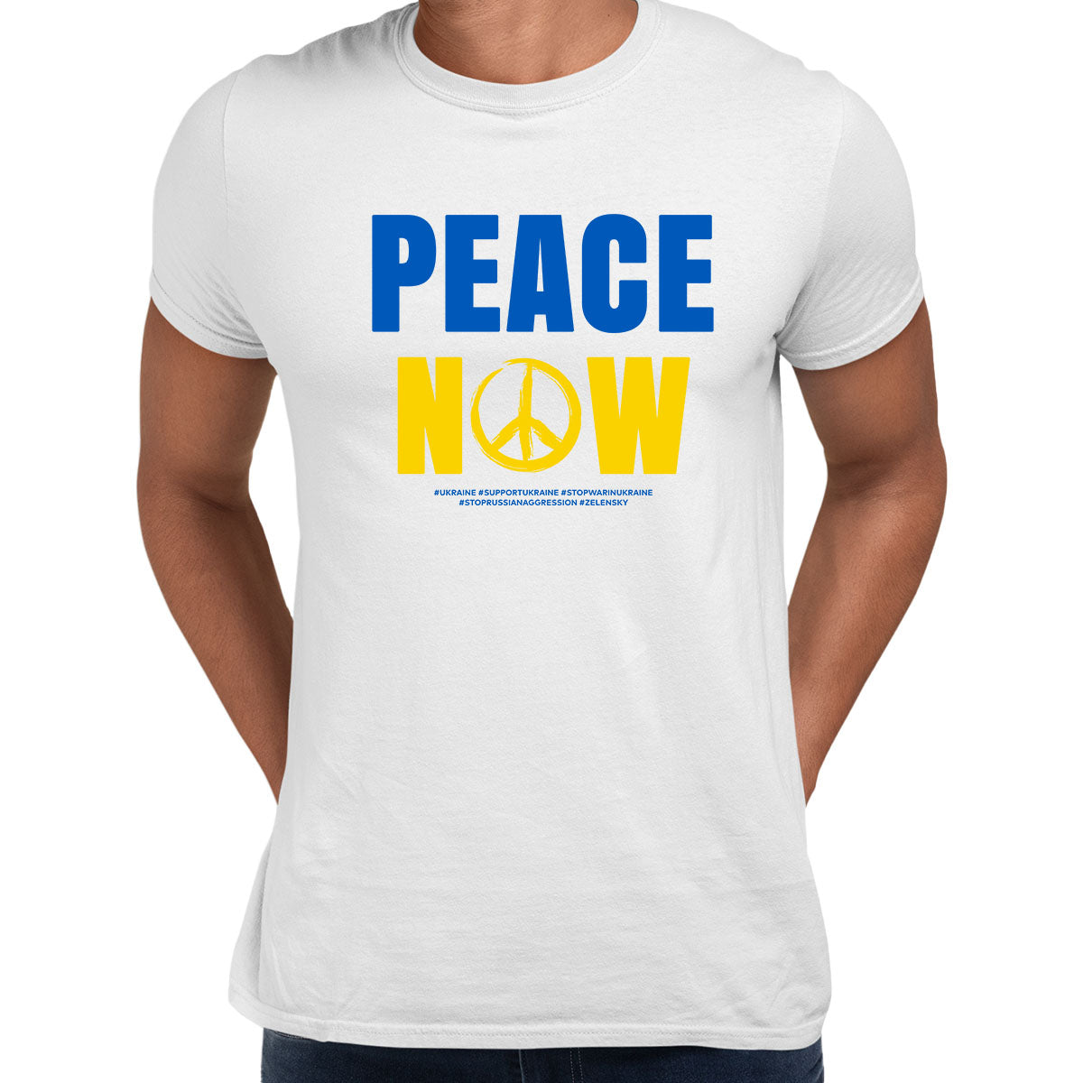 Peace Now T-shirt Greenpeace Ukraine War Stop Russian Aggression - Kuzi Tees