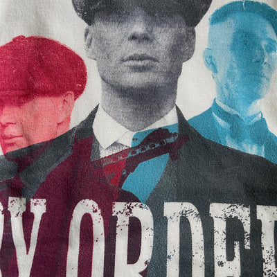 Official Peaky Blinders Tommy Shelby Brothers Original Mens Unisex White T Shirt - Kuzi Tees