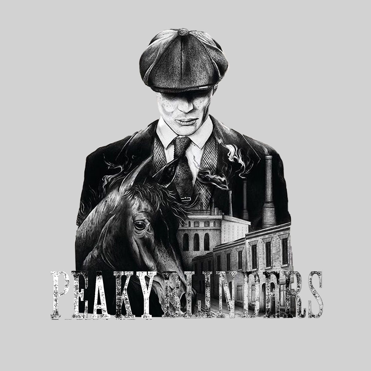 This Peaky Blinders Tommy Shelby Birmingham Adult T-shirt - Kuzi Tees