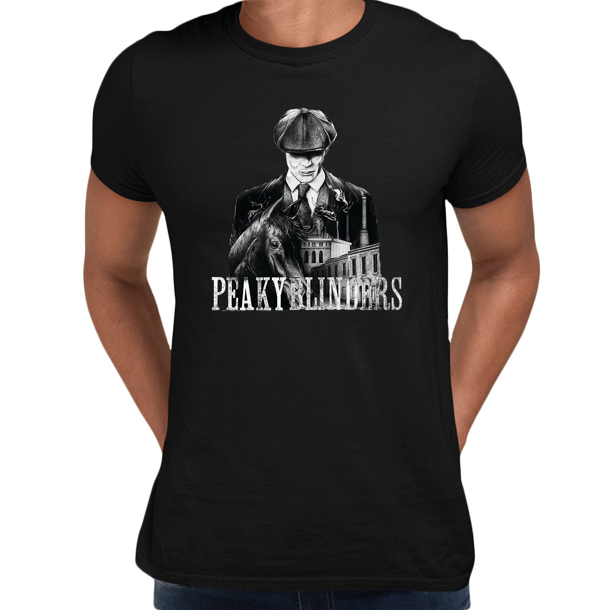 This Peaky Blinders Tommy Shelby Birmingham Adult T-shirt - Kuzi Tees