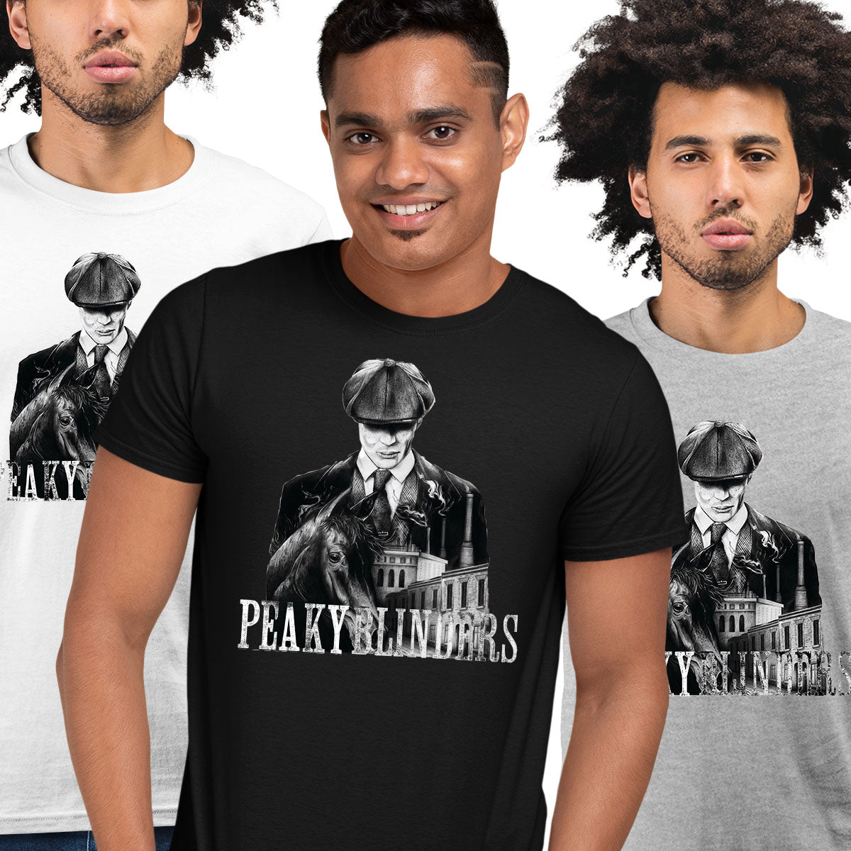 This Peaky Blinders Tommy Shelby Birmingham Adult T-shirt - Kuzi Tees