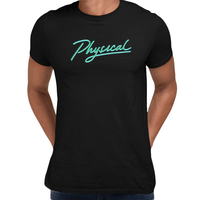 Physical TV Movie Series Retro Logo tee Unisex T-shirt Black