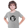 Pikachu Silhouette Tee Yellow design Typography T-shirt for Kids - Kuzi Tees