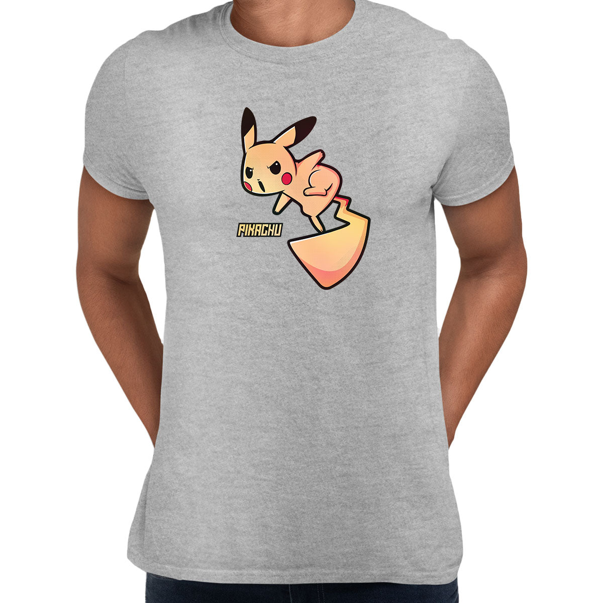 Pokemon Pikachu Adults T-Shirt Printed Manga Japan Birthday Gift Boys Top Unisex T-Shirt - Kuzi Tees