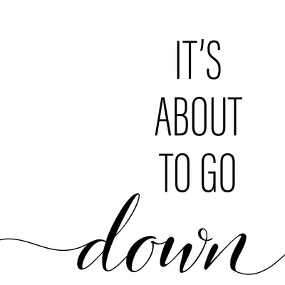 It´s About To Go Down A4 A3 A2 - Vintage Wall Art Home Decor - Kuzi Tees