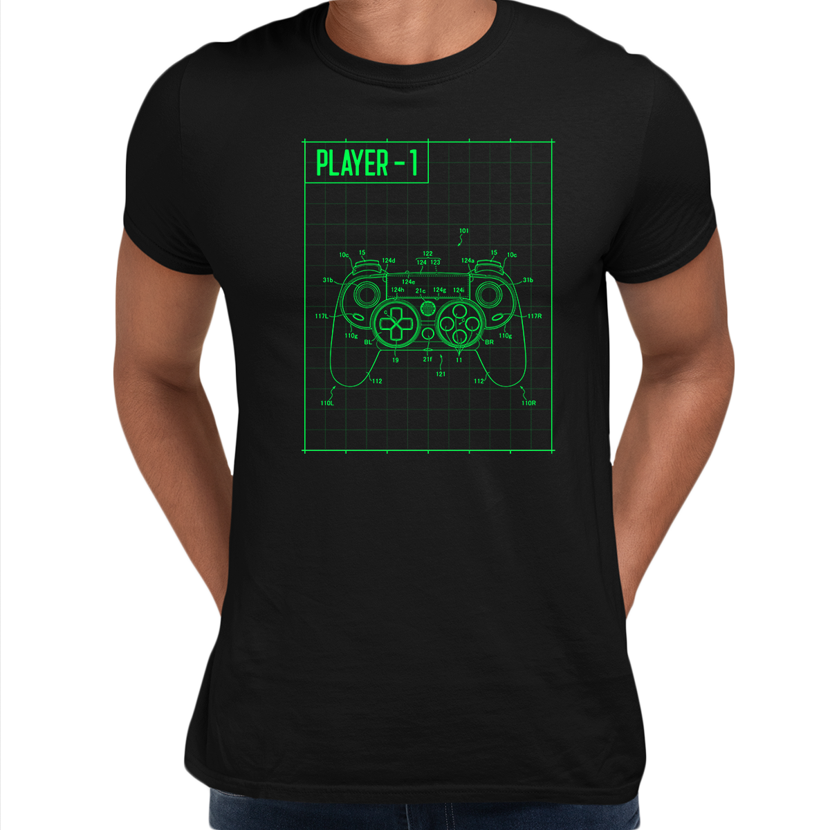 Player One Retro Remote Game Console Controller - Kuzi Tees