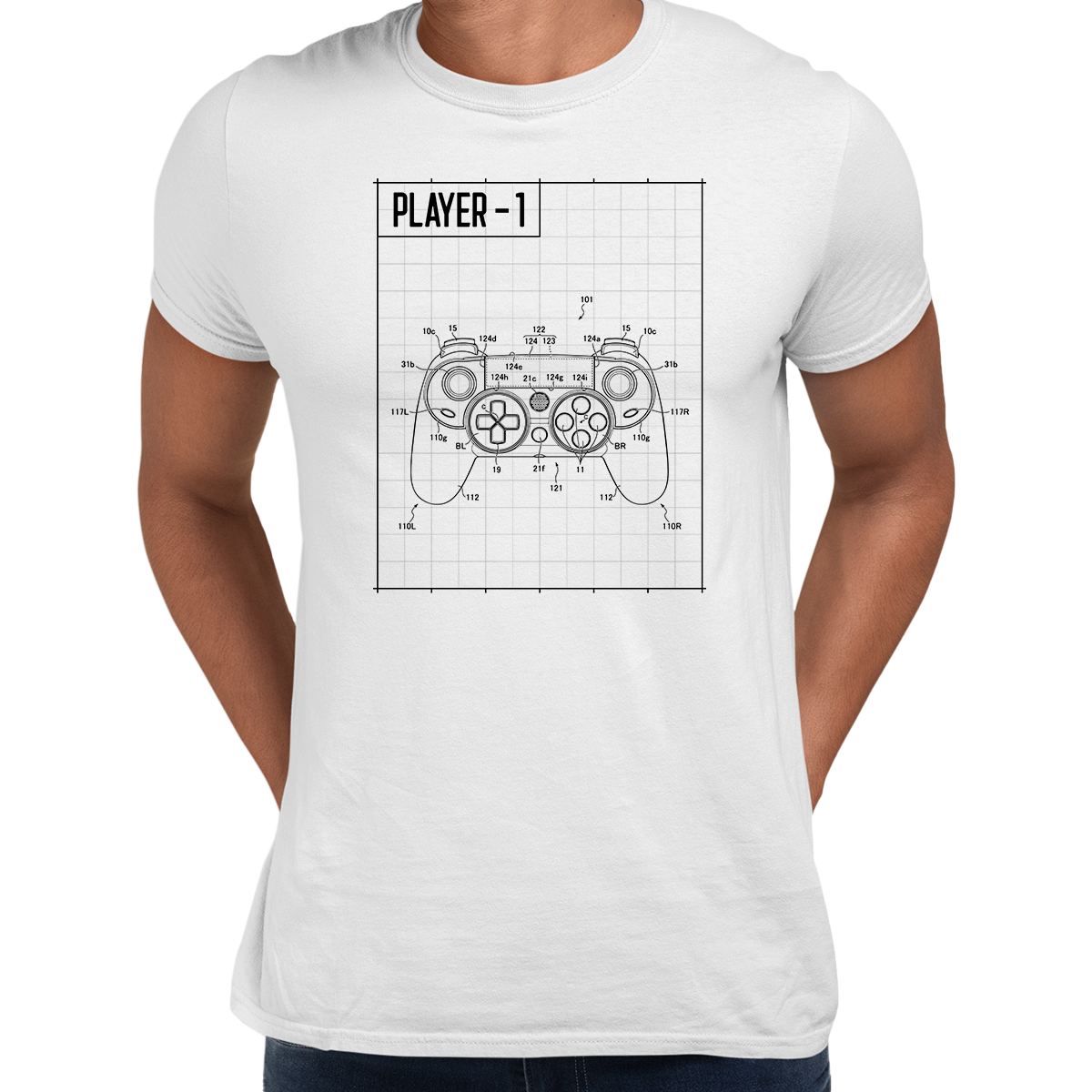 Player One Retro Remote Game Console Controller - Kuzi Tees