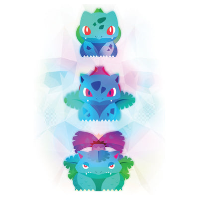 Venusaur Evolution Pokemon Go Print Anime Manga Wall Art A2 Size gift idea - Kuzi Tees