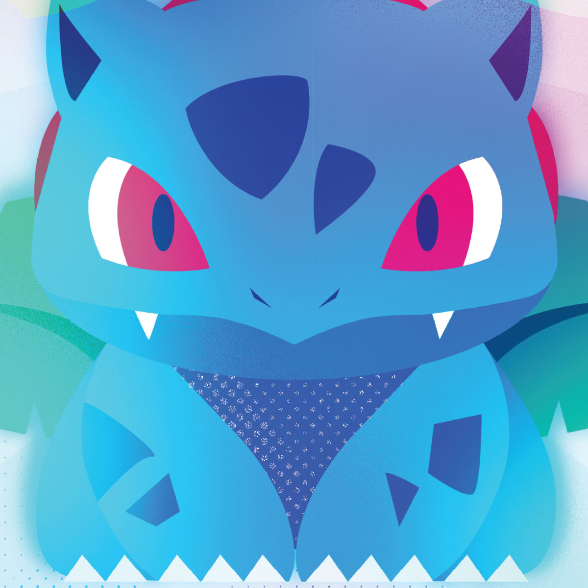 Venusaur Evolution Pokemon Go Print Anime Manga Wall Art A2 Size gift idea - Kuzi Tees