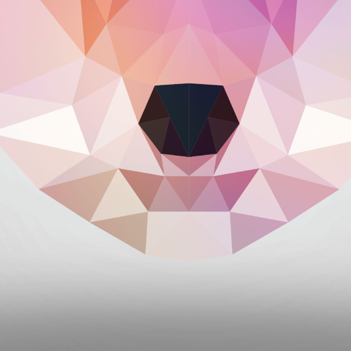 Low Poly Fox Geometric Print Poster Wall Art Triangular Abstract Unique Design - Kuzi Tees