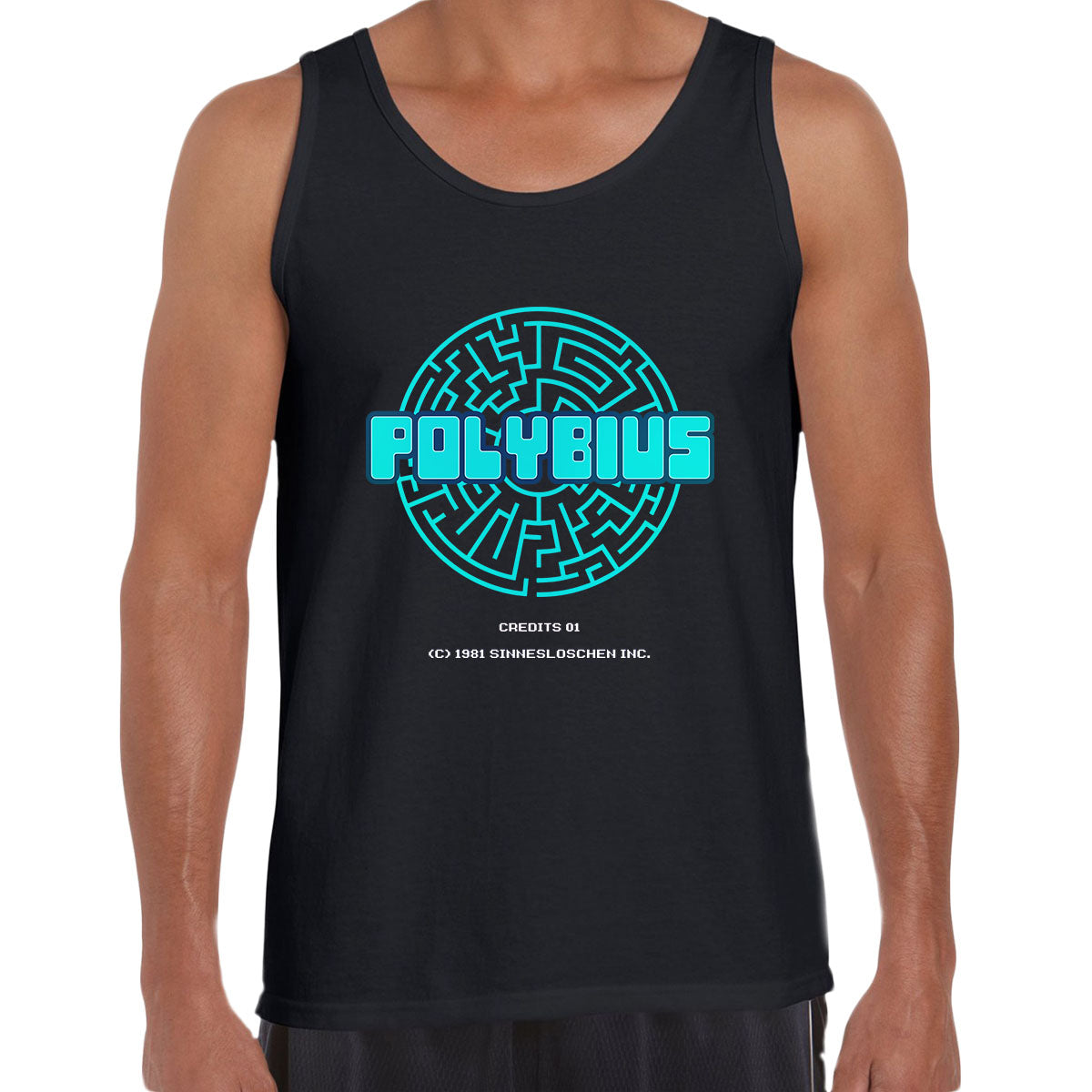 Polybius Loki Urban Legend Arcade Game Retro Nerd Men's Cotton Gift Adults Unisex Tank Top - Kuzi Tees