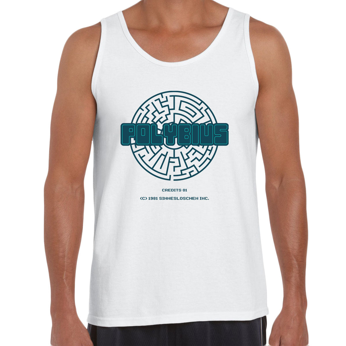 Polybius Loki Urban Legend Arcade Game Retro Nerd Men's Cotton Gift Adults Unisex Tank Top - Kuzi Tees