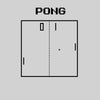 Pong Arcade Analog TV Retro Game Abstract Typography Unisex T-shirt - Kuzi Tees