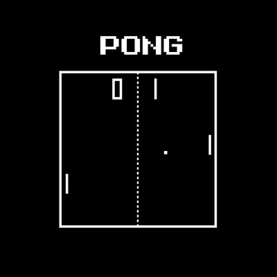 Pong Arcade Analog TV Retro Game Abstract Typography Unisex T-shirt - Kuzi Tees