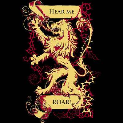 Pop Culture T-Shirt Game of Thrones - Hear Me Roar - Kuzi Tees