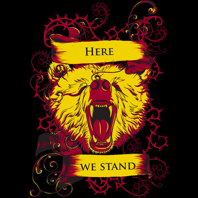 Pop Culture T-Shirt Game of Thrones - Here We Stand Tall and Proud - Kuzi Tees