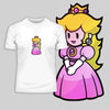 Princess Peach Mushroom Kindom Tees Mario SNES Adult Old Fashion Retro Tees - Kuzi Tees