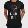 Puppy Love Rules The World -  Halftone Animal Good Boy T-Shirt - Kuzi Tees