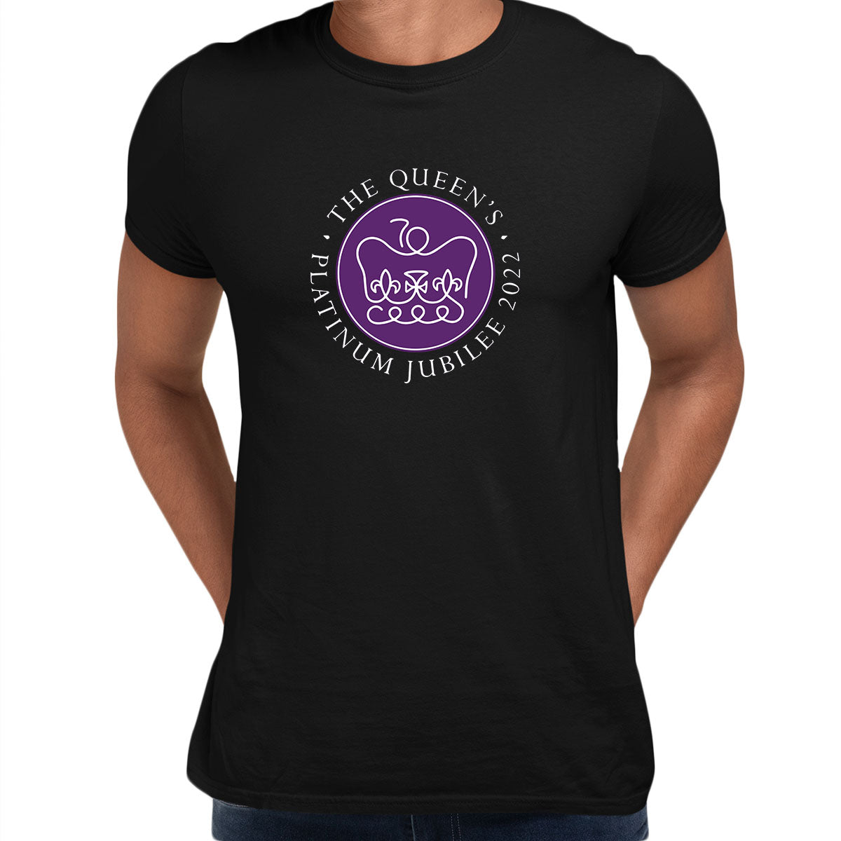 Queen Elizabeth II Platinum Jubilee 2022 Royal Crown T-Shirt - Kuzi Tees