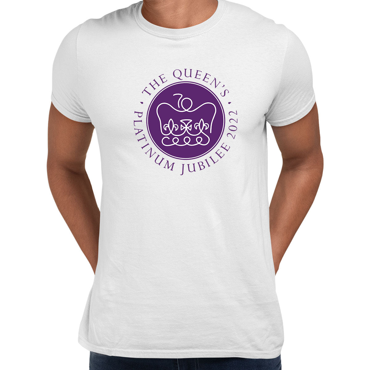 Queen Elizabeth II Platinum Jubilee 2022 Royal Crown T-Shirt - Kuzi Tees