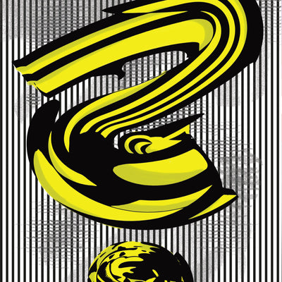 Pop Art Print Original Poster Wall Art Unique Design A2 Roy Lichtenstein Type - Kuzi Tees