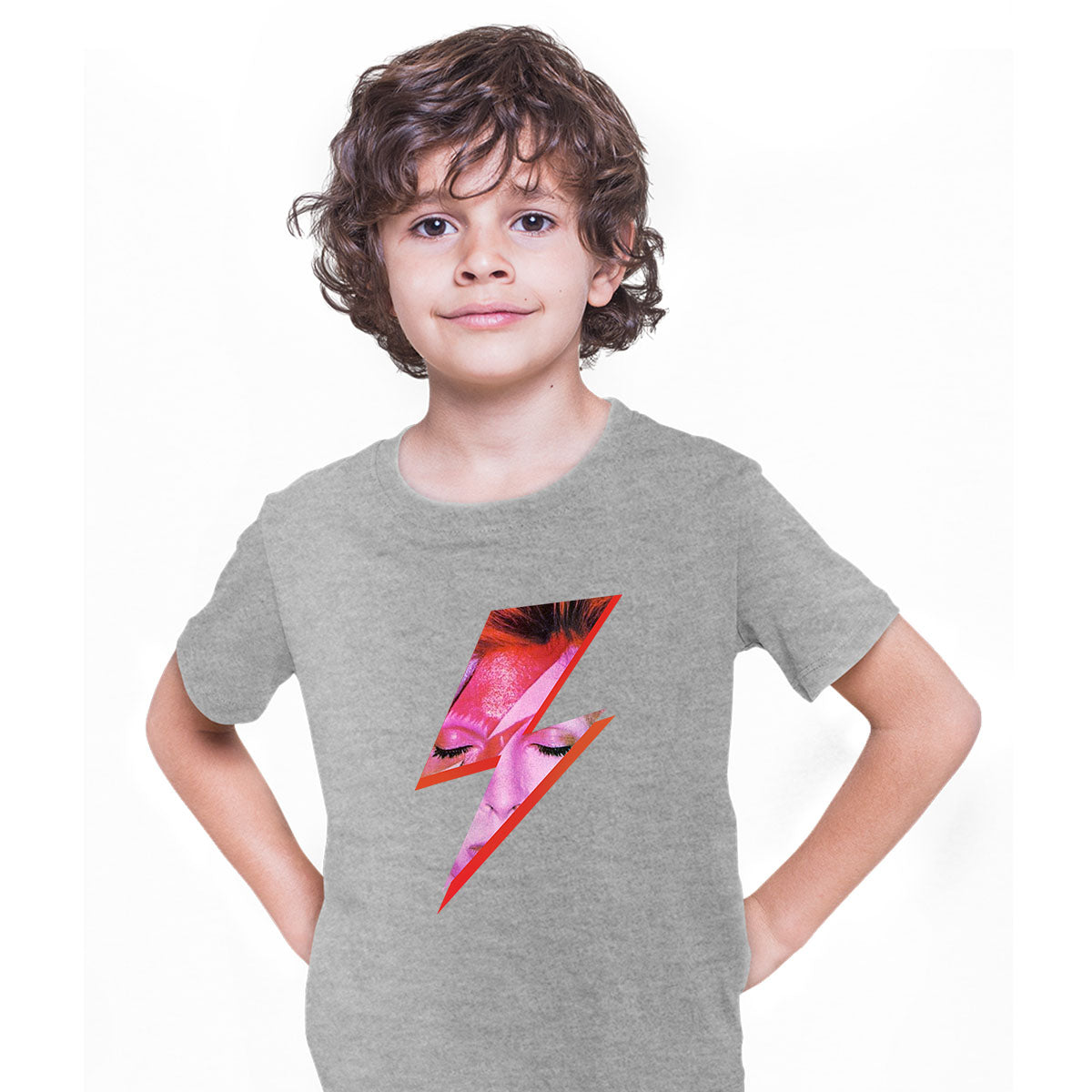 Rebel David Bowie Ziggy Stardust Starman Print Music Rock Gift Typography T-shirt for Kids - Kuzi Tees