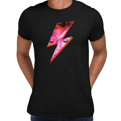 Rebel David Bowie Ziggy Stardust Starman Print Music Rock Gift Men Women Unisex T-shirt - Kuzi Tees