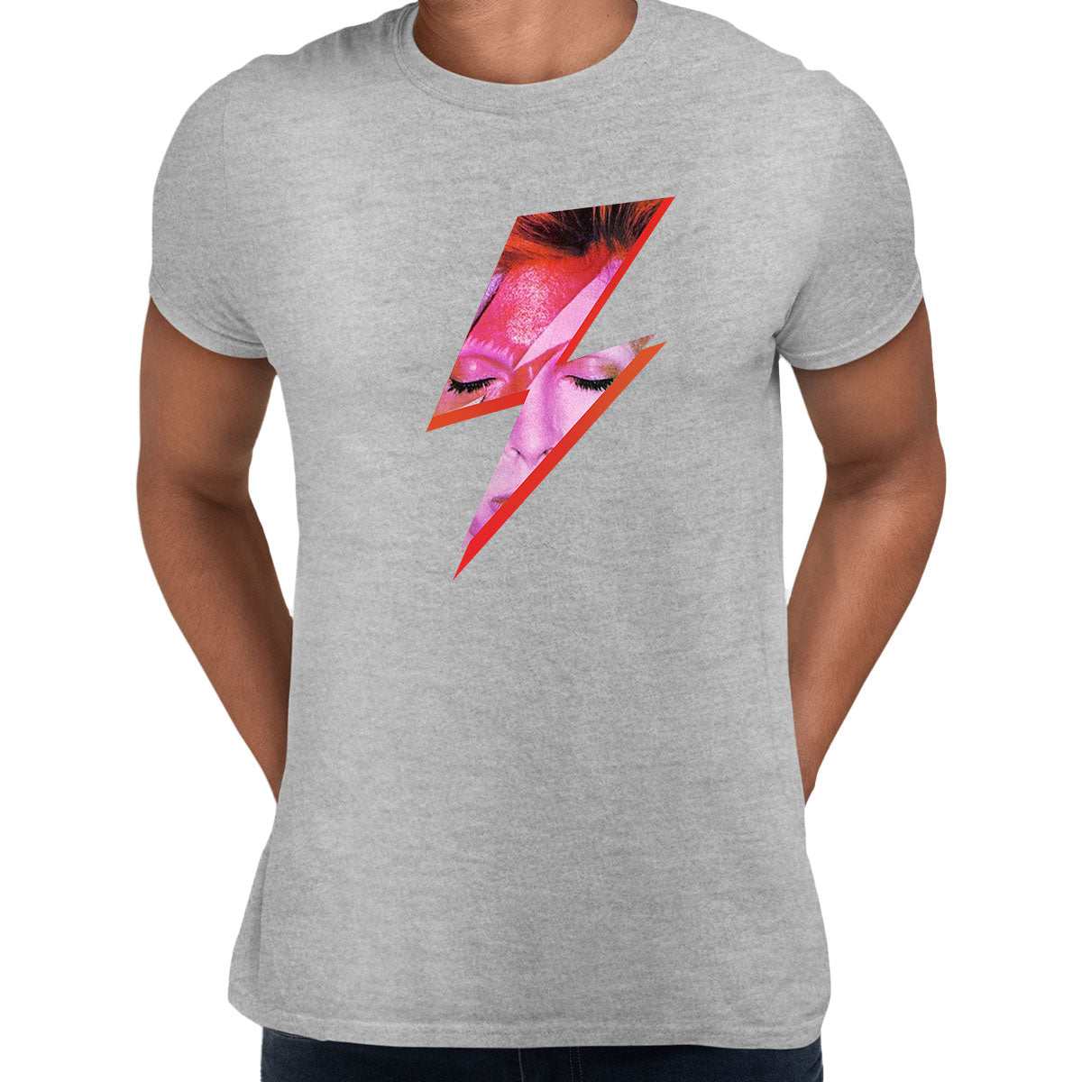 Rebel David Bowie Ziggy Stardust Starman Print Music Rock Gift Men Women Unisex T-shirt - Kuzi Tees