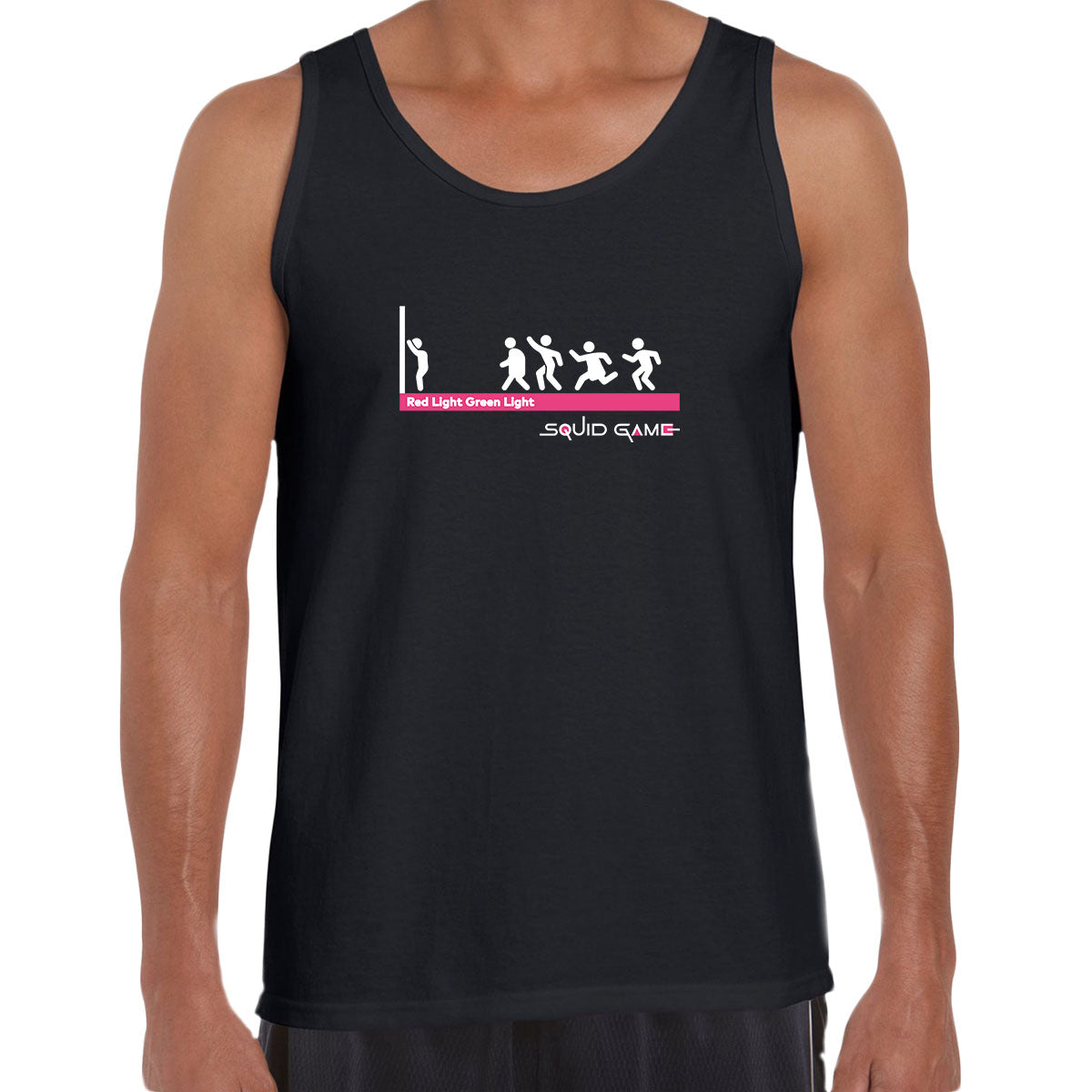 Squid Game Red Light Green Light Tee New Netflix Movie Drama Unisex Tank Top - Kuzi Tees
