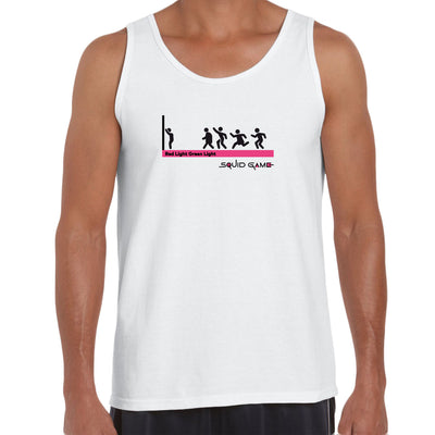 Squid Game Red Light Green Light Tee New Netflix Movie Drama Unisex Tank Top - Kuzi Tees
