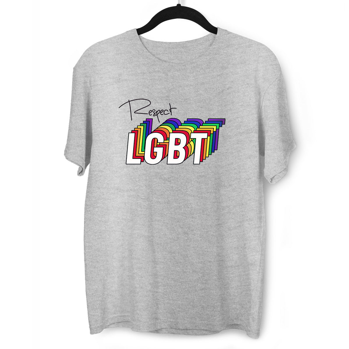 Respect LGBT Community Rainbow Gay Lesbian Festival Straight Bi Pride T-shirt - Kuzi Tees