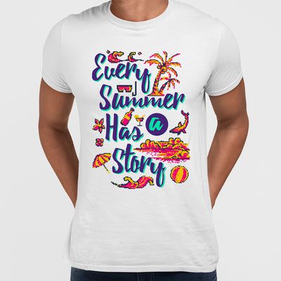 Retro Every Summer Has A Story T-Shirt - Kuzi Tees