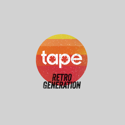 Retro Generation Tape Recorder Black White Grey Unisex T-Shirts OLD SKOOL - Kuzi Tees