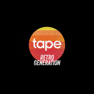 Retro Generation Tape Recorder Black White Grey T-Shirts for Kids OLD SKOOL - Kuzi Tees