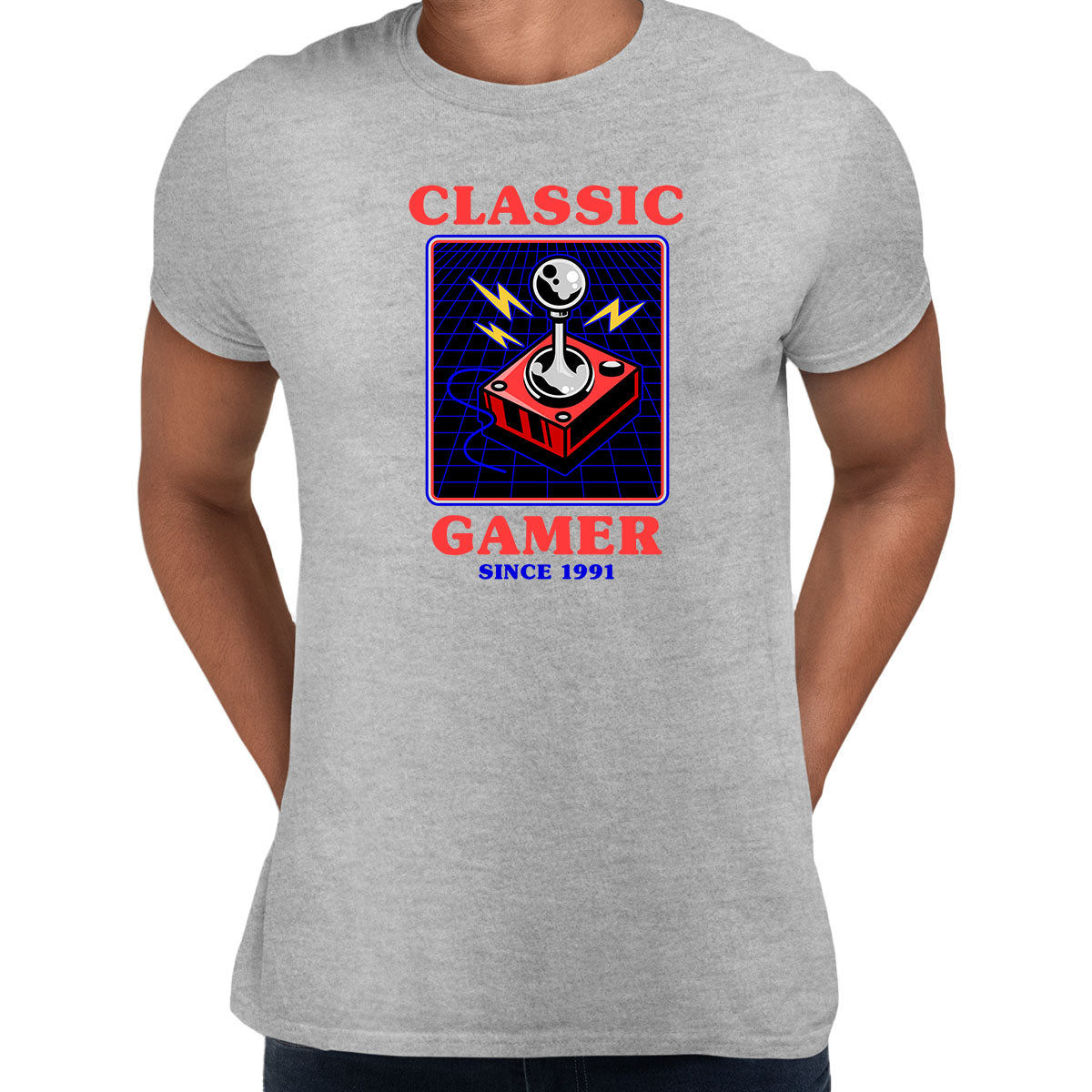 Retro Game 80's Collection Eight Classic Gamer Since 1991 Typography Unisex T-shirt - Kuzi Tees