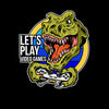 Retro Game 80's Collection One Let's play Games Typography Unisex T-shirt - Kuzi Tees