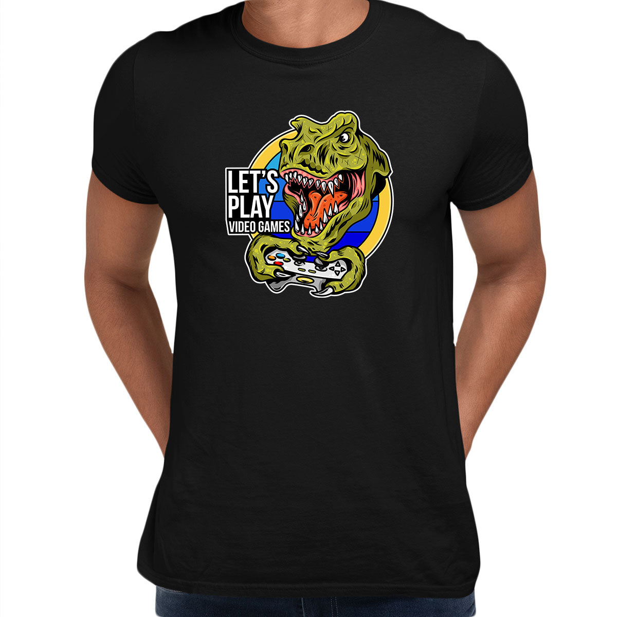 Retro Game 80's Collection One Let's play Games Typography Unisex T-shirt - Kuzi Tees