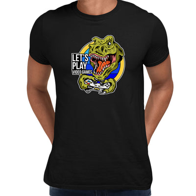 Retro Game 80's Collection One Let's play Games Typography Unisex T-shirt - Kuzi Tees