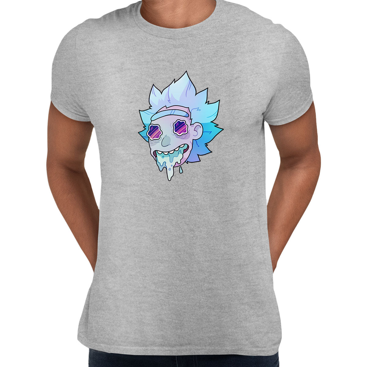 Rick Sanchez Jeez Comedy Science Fiction Crew Mate Funny Unisex T-Shirt - Kuzi Tees