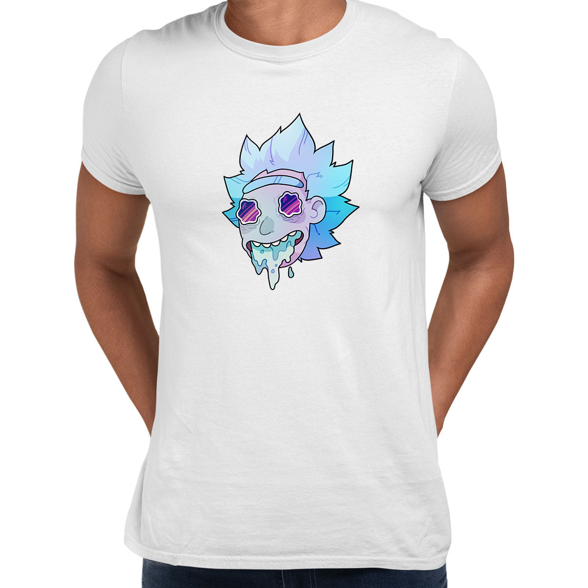 Rick Sanchez Jeez Comedy Science Fiction Crew Mate Funny Unisex T-Shirt - Kuzi Tees