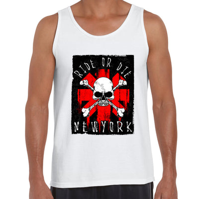 Ride or die New York Biker Tank Top amazing Design - Kuzi Tees