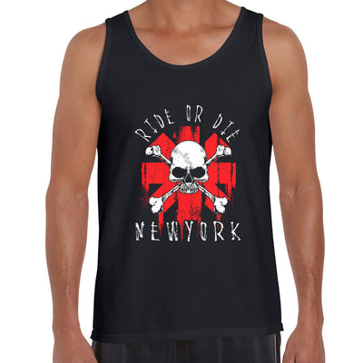 Ride or die New York Biker Tank Top amazing Design - Kuzi Tees